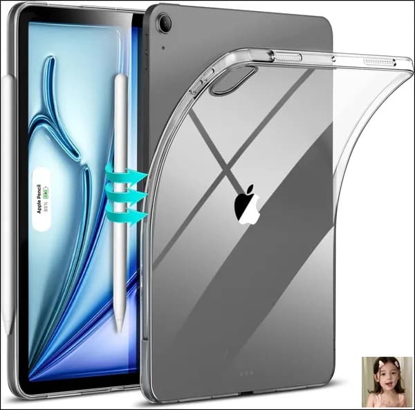 чехол из ТПУ, мягкая задняя крышка для iPad Air 11 дюймов, 2024 г., Air 6/5/4 поколения