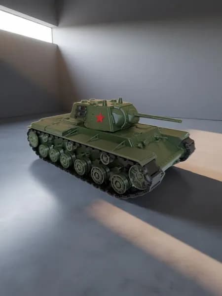 Модель танка КВ-1