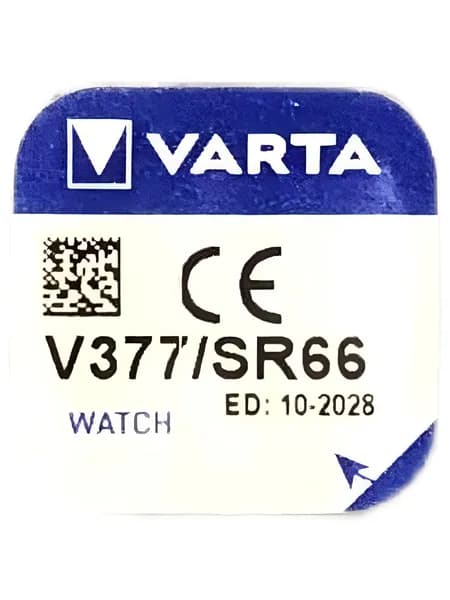Батарейка Varta 377 SR626W Германия 10.2028