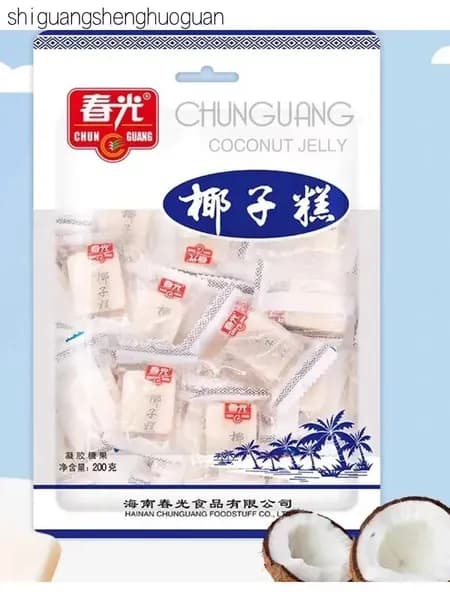 Хайнань специальности Chunguang кокосового пирога конфеты 200г