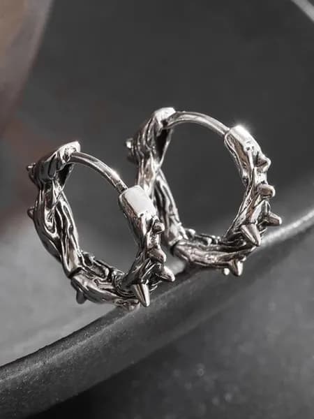Серьги кольца