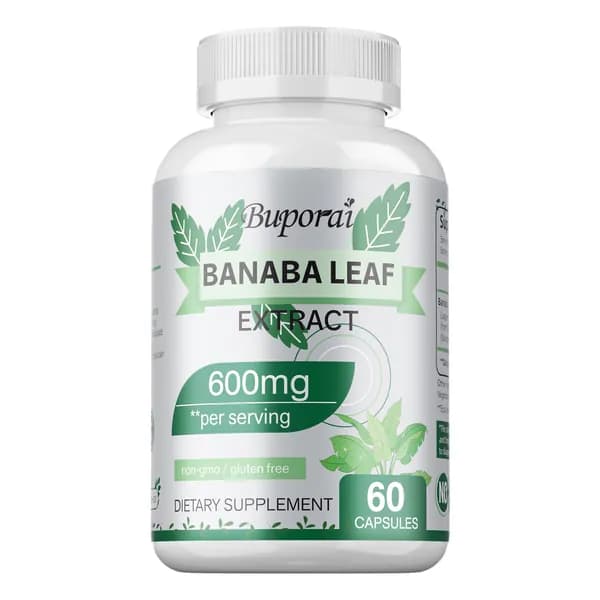 Биологически активная добавка Buporai Barnabas Leaf Extract предназначена для поддержания здорового уровня сахара в крови и общего обмена веществ.