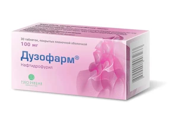 Дузофарм, таблетки покрытые плен. об. 100 мг, 60 шт.