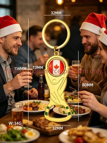 Открывашка для бутылок к Чемпионату мира, сувенир для болельщиков, многофункциональный брелок, привлекательный дизайн