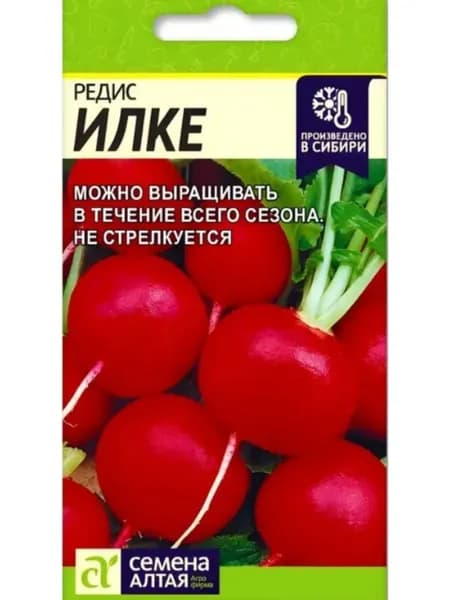 Редис семена Илке 2 г, можно выращивать в течение всего сезона, не стрелкуется, семена Алтая