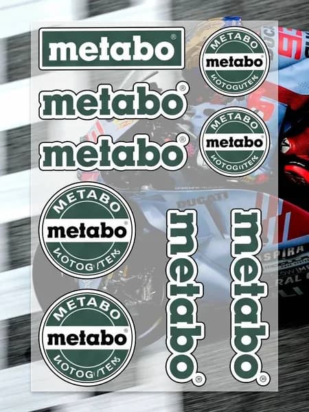 Metabo Набор Виниловых Наклеек Для Мотоцикла, Высокое Качество Печати И Резки