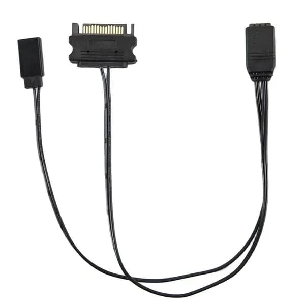 I3(A S R Компьютерный Контроллер ARGB Корпус ПК RESET Control Sata To Черный