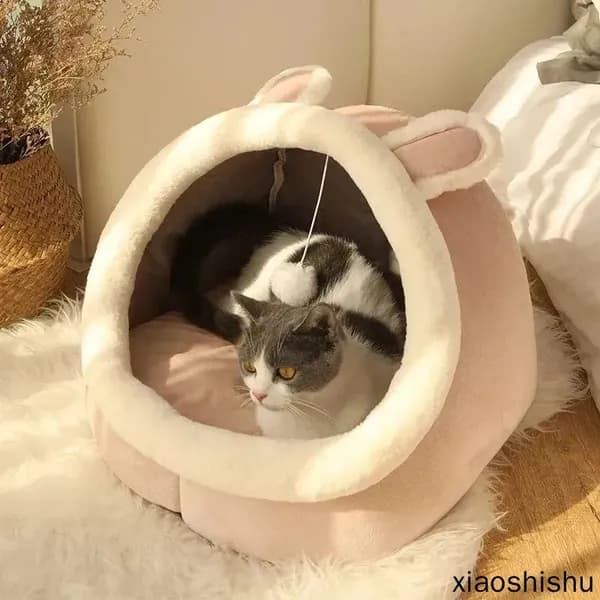 Корзина для домашних животных, удобная кроватка для котенка, подходит для мелких животных, S