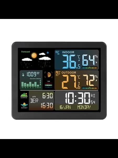 Метеостанция FJ3566M с часами