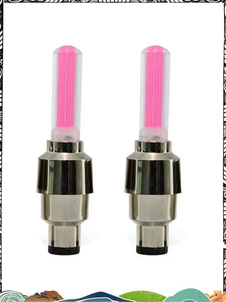 X4Велосипедные LED-Фонари, Светодиодные Огни На Спицы Велосипеда, Фонарики Для Вентилей Покрышек.