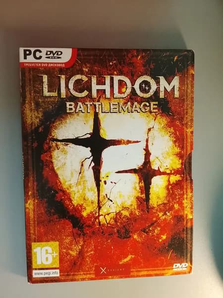 Диск с винтажной игрой для слабого ПК Lichdom, battlemage