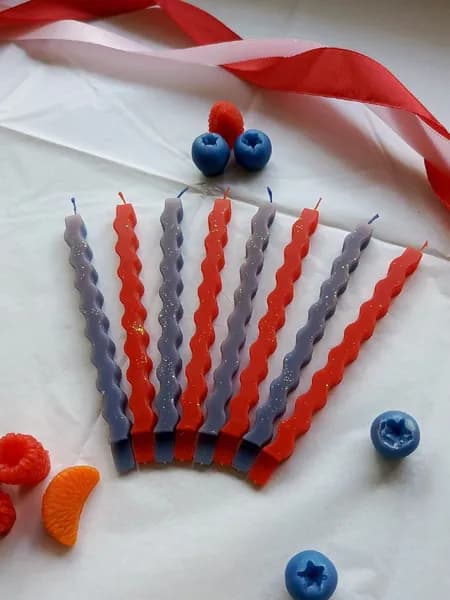 Свечи для торта, 8 шт
