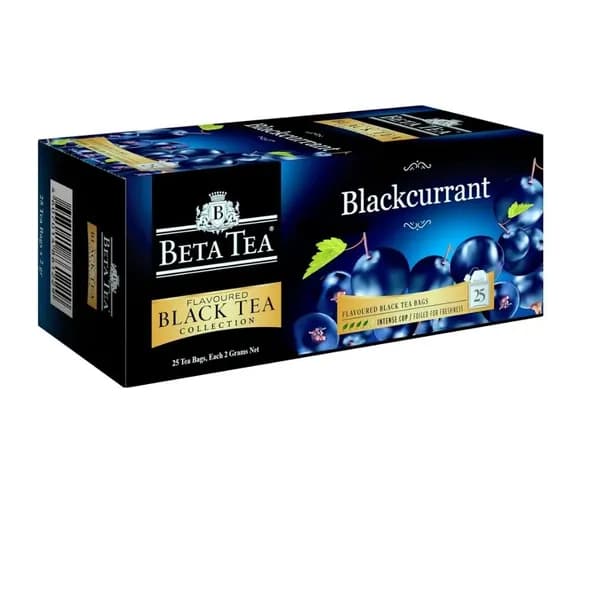 Beta Tea Чай Чёрная смородина, 25 пакетиков /