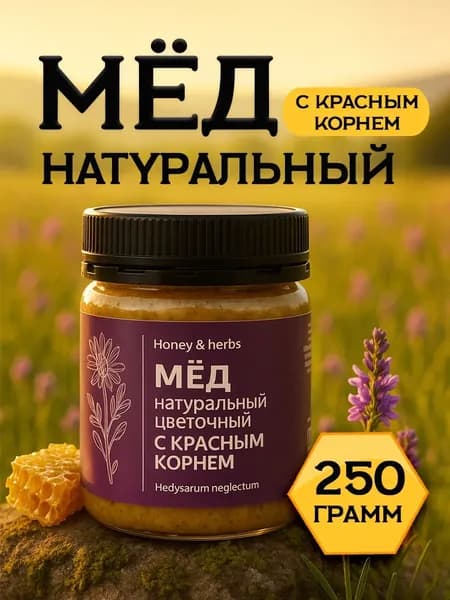 Мёд с Красным корнем 250 гр Altay Legend Легенда Алтая