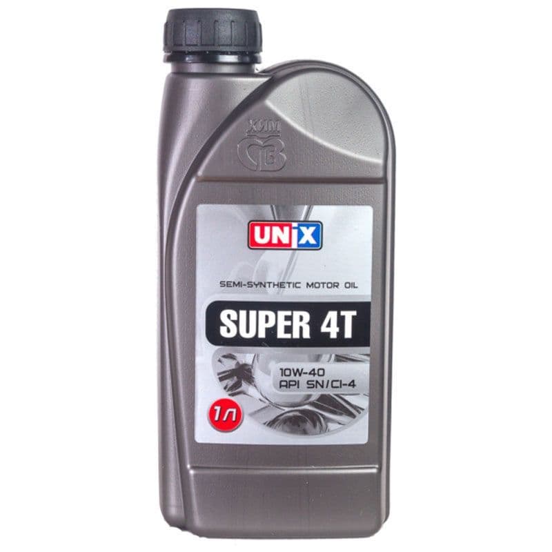 Unix 4T 10W-40 Масло моторное, Полусинтетическое, 1 л
