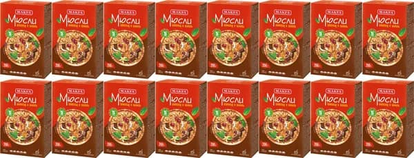 Мюсли Makfa 5 злаков шоколад-ваниль, комплект: 16 упаковок по 200 г