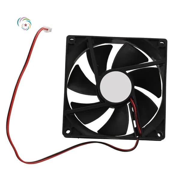 (W G B D) 90 мм x 25 DC 12V 2Pin охлаждающий вентилятор совместим с корпуса компьютера Охладитель процессора
