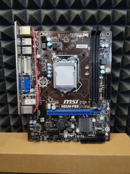 Материнская плата microATX Socket 1150 H81M-P33. Товар уцененный