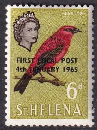 Святой Елены остров 1965 птица