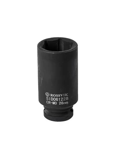 Головка торцевая ударная 1 2" (28) "Rossvik" (высокая, 6 гра
