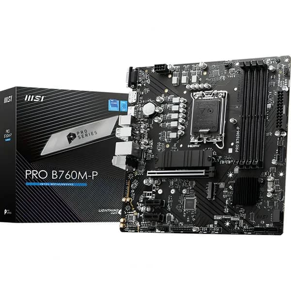 MSI PRO B760M-P, LGA 1700, DDR4, Материнская плата