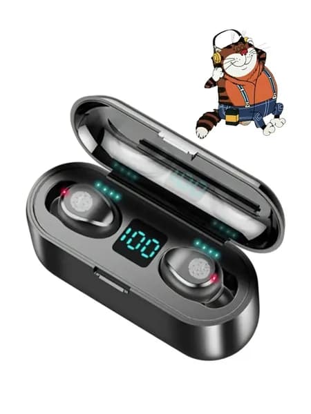 hoco Наушники беспроводные с микрофоном, Bluetooth, черный матовый
