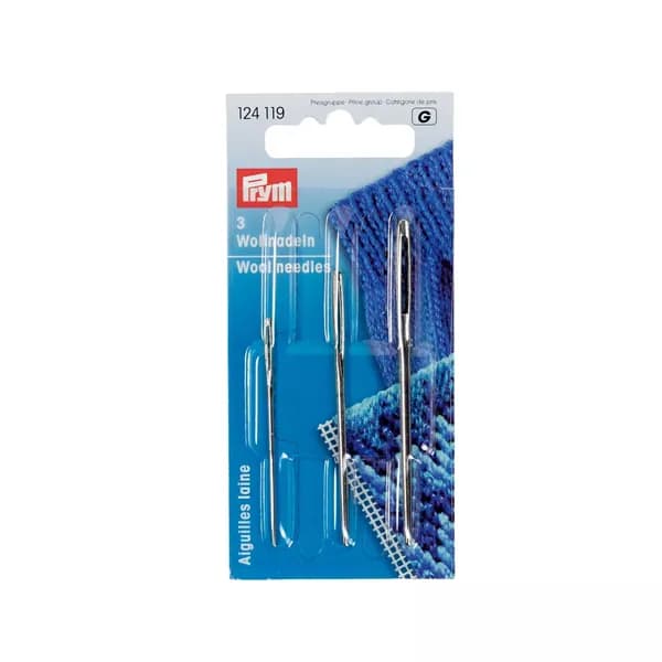 Prym Иглы Для шерсти №1, 3, 5, 3 шт.