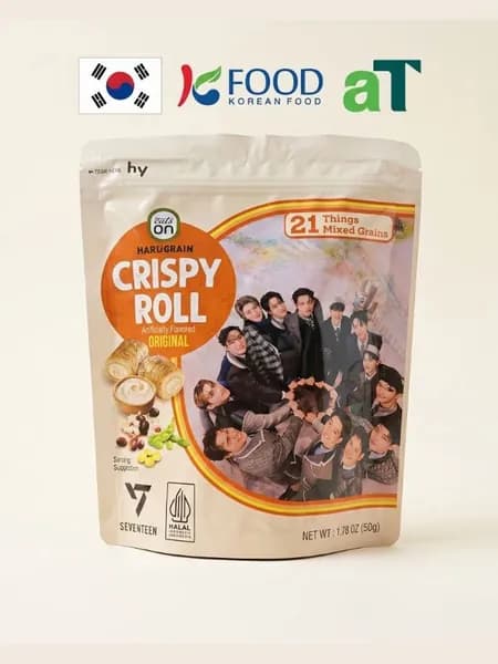 K-pop Хрустящий Ролл Crispy Roll Original с оригинальным вкусом, 50гр