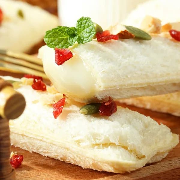 Молочный хлеб в пакетиках с лактобактериями, йогуртовый торт для завтрака, закуски и снеки