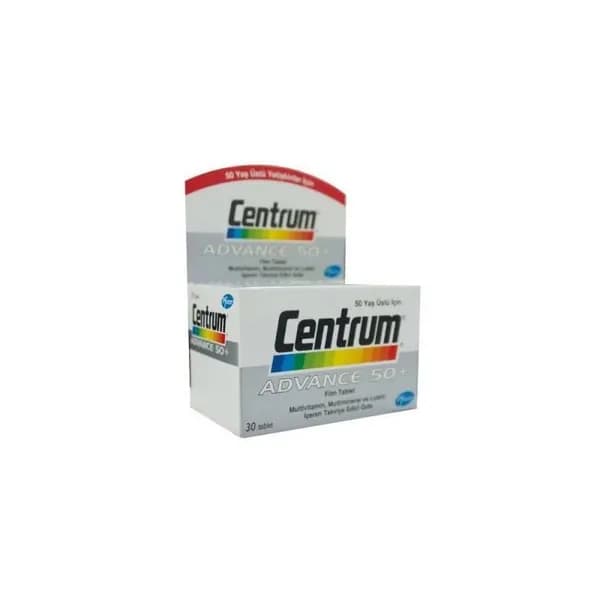 Centrum Advance 50+ мультивитаминный комплекс для взрослых 50+, 30 таблеток