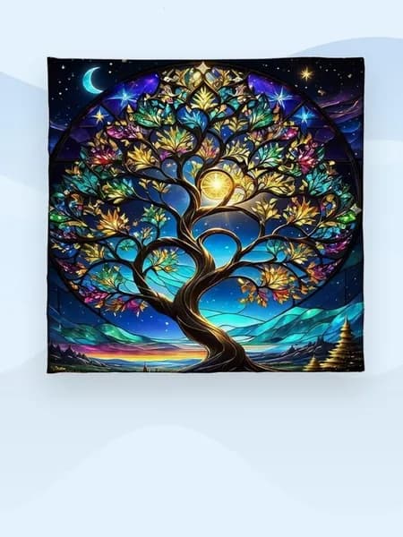 Скатерть для Таро 50x50/60x60/75x75см, - Размер 50х50см