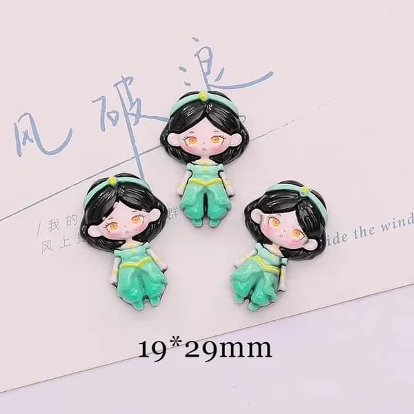 10pcs Принцесса из смолы декоративные аксессуары