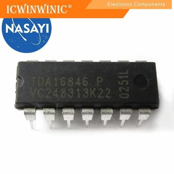 5шт TDA16846P TDA16846 DIP-14 наличный товар
