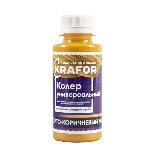 Колер №03 Желто-коричневый 100 мл Крафор