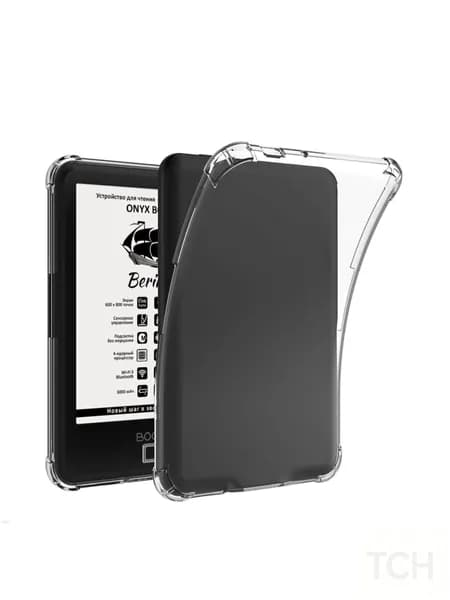 Прозрачный чехол для Onyx Boox Faust 2 3 4 5 6 7 e-Reader - Ультратонкая легкая прозрачная силиконовая гибкая мягкая задняя крышка