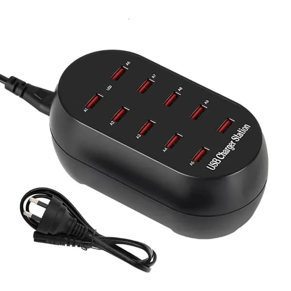 10-портовый USB-хаб для зарядки, AU - 10 портов