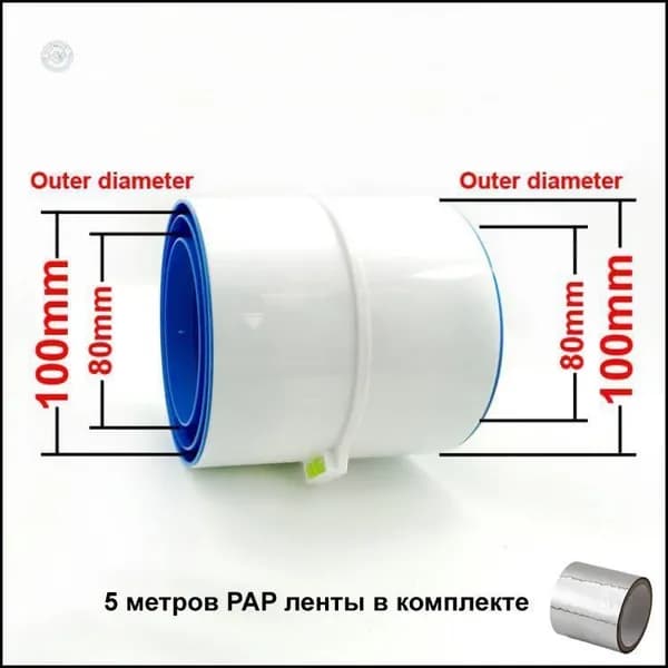 Универсальный канальный клапан ПВХ 80110 мм для ванной и кухни, бестселлер для защиты от насекомых и неприятных запахов в системе вентиляции