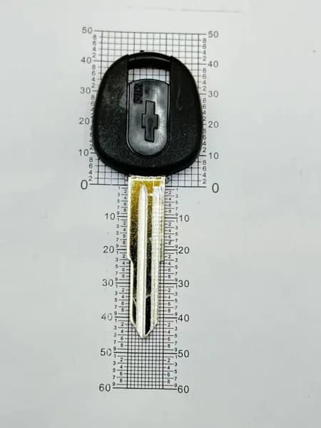 Заготовка ключа Шевролет DAE3P1_DW2P_DWO4TE_DW2 CHEVROLET пл лого удлин.гол. (D-299b) 3 шт.