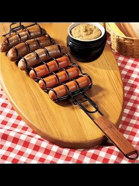 Решетка-гриль из нержавеющей стали 49.5×9 см