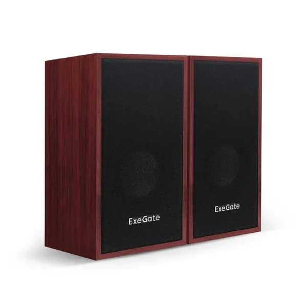 EXEGATE Колонки EX287059RUS Акустическая система 2.0 Tango 314 питание USB, 2х3Вт 12 Вт RMS , 80 - 20000Гц, темное дерево. Товар уцененный