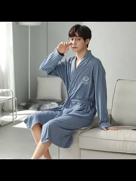 хлопковый халат мужской 4XL
