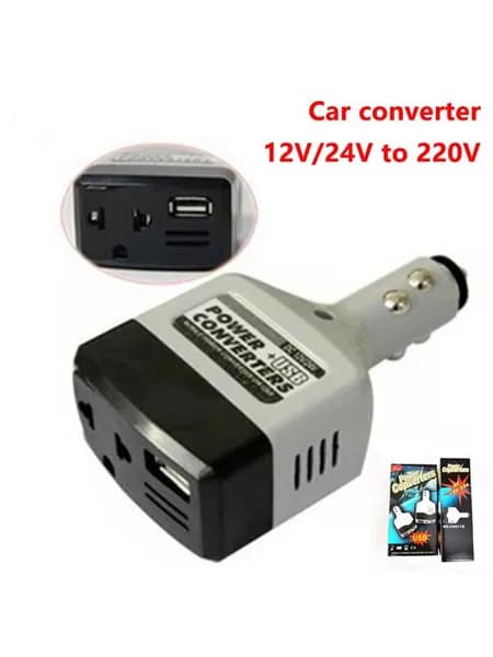 Автомобильный конвертер 12V/24V к 220V