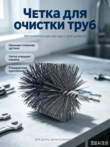 Ерш металлический для дымохода, 92мм для чистки труб дымохода 100мм