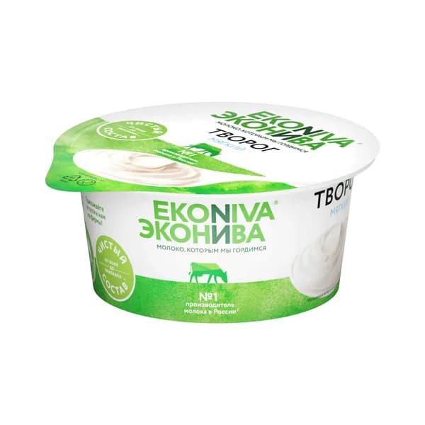 Творог мягкий 5,9%, 125 г, ЭкоНива