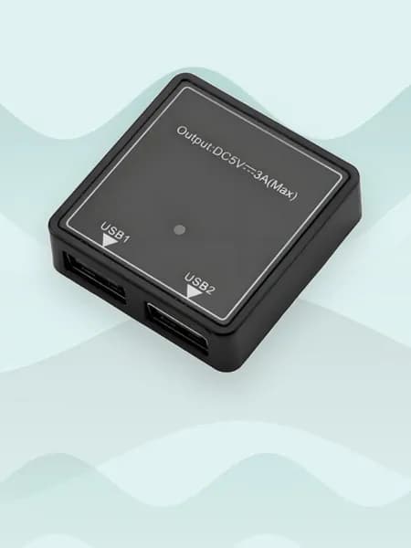 Зарядная база для солнечных панелей с двумя USB