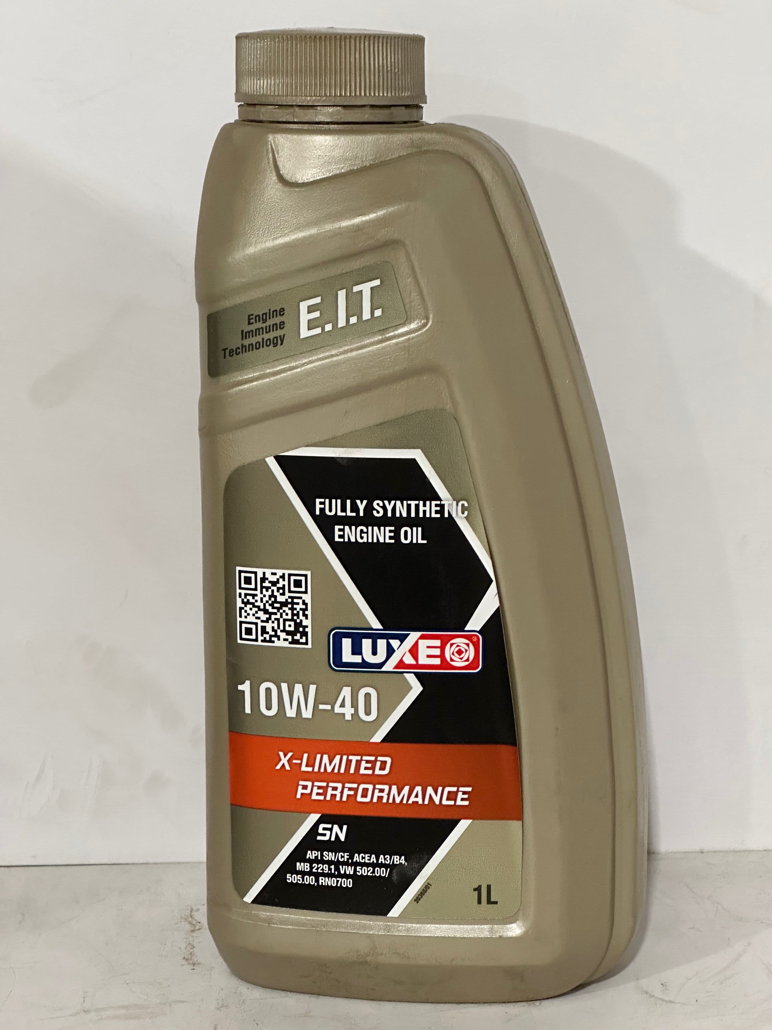 luxe X-LIMITED PERFORMANCE SN 10W-40 Масло моторное, Синтетическое, 1 л