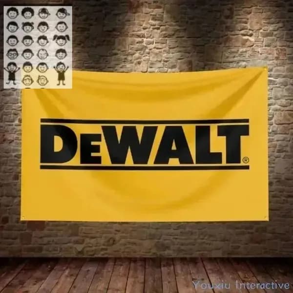 Флаг плакат баннер DeWalt