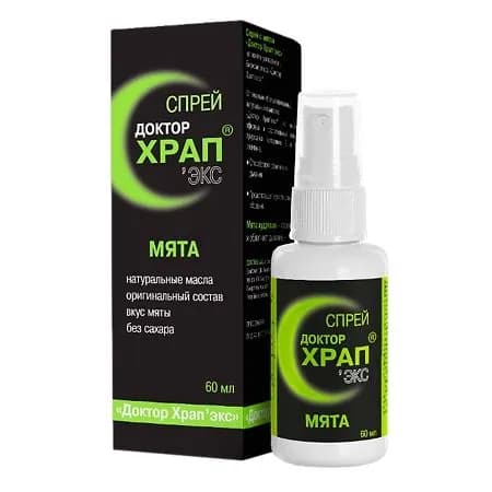 ДОКТОР ХРАП-ЭКС спрей (мята) 60мл #