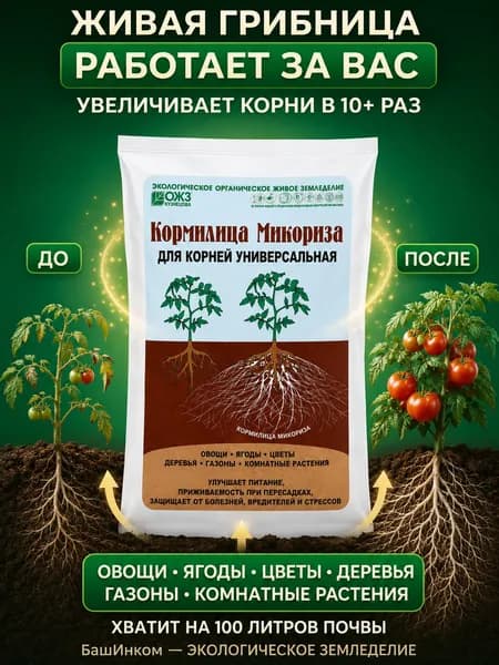 Удобрение для растений Кормилица Микориза - 30 грамм