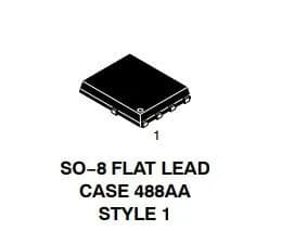Микросхема NTMFS4937NT1G N-Channel MOSFET 30V 70A